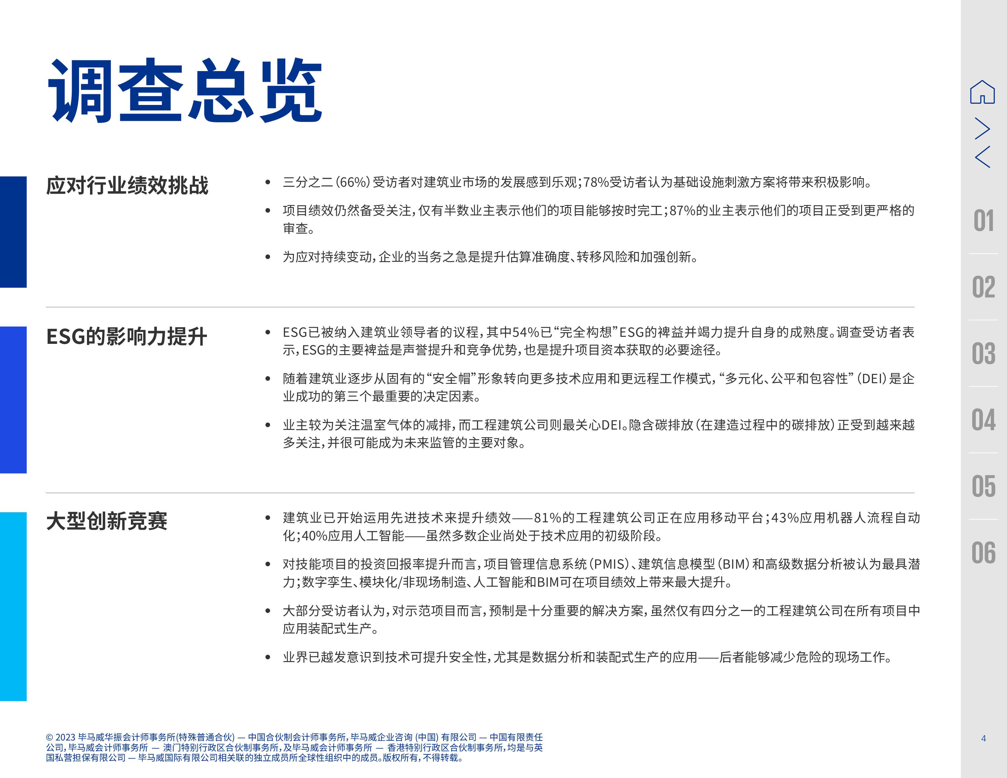 毕马威:2023年度全球建筑业调查报告